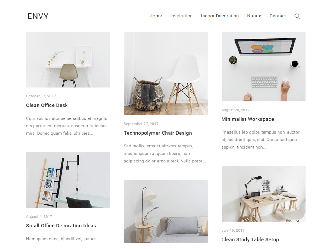 Envy Blog